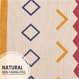 Natural Cotton Printed Door Mat with tassels - CPRugs_007 Online Sale