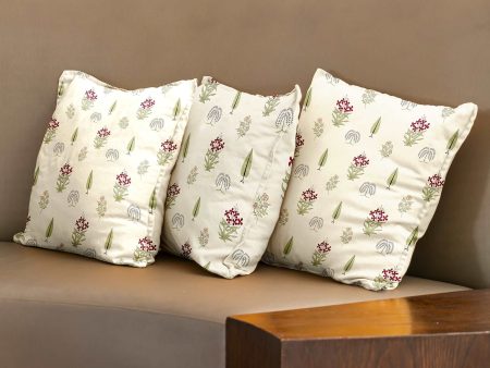 Cotton Cushion Covers, Throw pillow for couch - Calico Red Online now