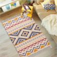 Natural Cotton Printed Door Mat with tassels - CPRugs_007 Online Sale