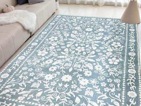 Digital Printed Premium Chenille Floor Carpet Mat, Super Soft Rug with Anti-Skid Backing, Modern Persian Carpet - CR002 Supply