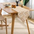 100% Cotton Table runner For 4 or 6 seater Dining   Centre Table -  Beige Online Hot Sale