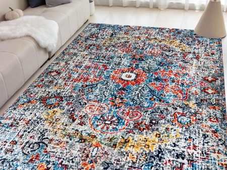 Digital Printed Premium Chenille Floor Carpet Mat, Super Soft Rug with Anti-Skid Backing, Modern Persian Carpet - CR005 Supply