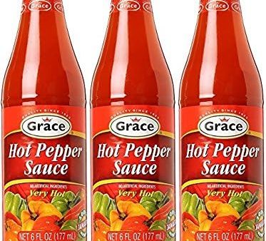 Grace Hot Pepper Sauce 6 FL Oz 3pk For Discount