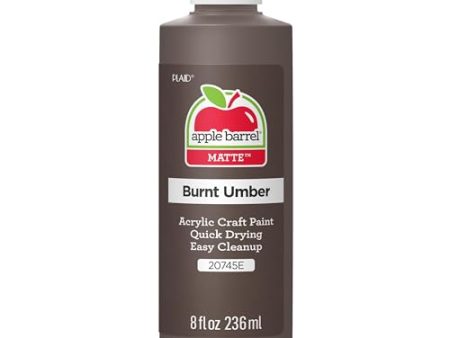 Apple Barrel 20745 Acrylic Paint (8-Ounce), 2075 Burnt Umber, 8 oz Fashion