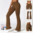 2023 Peach Buttock Lifting Yoga Trumpet pants Fitness Sports Wide Leg Bootcut Trousers High Waist Quick-Drying Yoga Pants Women s Trousers Online Sale