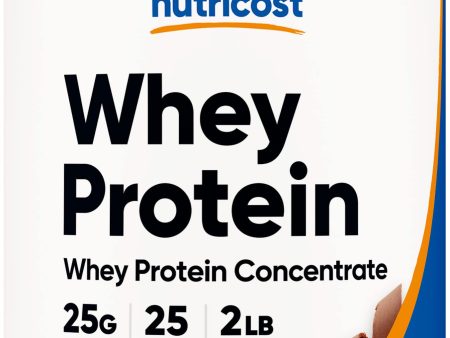 Nutricost Whey Protein Concentrate (Chocolate) 2LBS - Gluten Free & Non-GMO Fashion