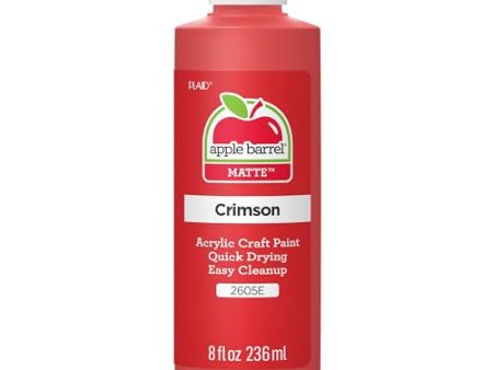 Apple Barrel Acrylic Paint in Assorted Colors (8 oz), K2605 Crimson Cheap