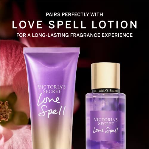 Victoria s Secret Love Spell Mist, Body Spray for Women, Notes of Cherry Blossom and Fresh Peach Fragrance, Love Spell Collection (8.4 oz) Fashion