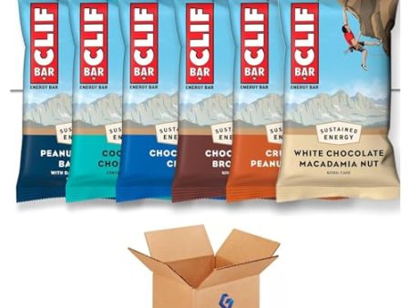 Clif Bar - Energy Bars - Variety Pack - Made with Organic Oats - 9-11g Protein - Non-GMO - Plant Based - 2.4 oz. (16 Count) GrisaBox - Clif Bar Variety Pack Online now