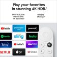 Google Chromecast with Google TV (4K)- Streaming Stick Entertainment with Voice Search - Watch Movies, Shows, and Live TV in 4K HDR - Snow For Cheap