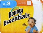 Bounty Essentials Paper Towels, White, 6 Count Online now