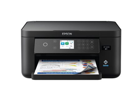 Epson Expression Home XP-5200 Wireless Color All-in-One Printer with Scan, Copy, Automatic 2-Sided Printing, Borderless Photos, 150-Sheet Paper Tray and 2.4  Color Display (Renewed) on Sale