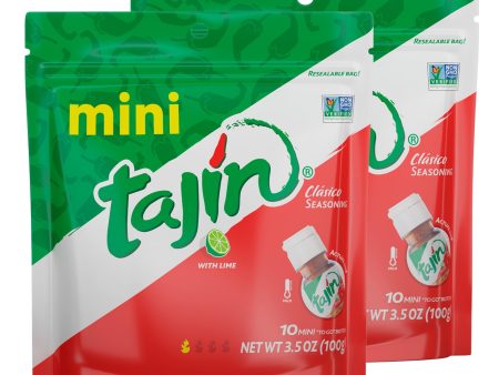 Tajin Clásico Seasoning Mini Pouch 0.35 oz (Pack of 2) Online now