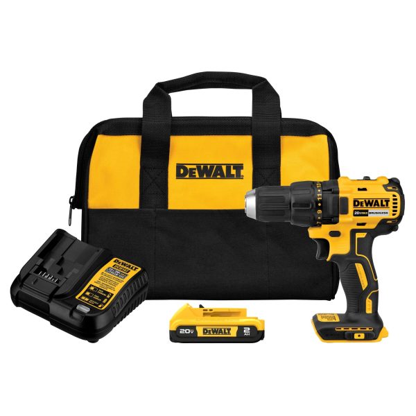 DEWALT 20V MAX Cordless Drill Driver, 1 2 Inch, 2 Speed, XR 2.0 Ah Battery and Charger Included (DCD777D1) on Sale