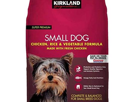 Kirkland Signature Small Formula Chicken & Vegetable Dog Food 20 lb. Online Sale