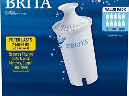 Brita 987554 Pitcher Replacement Filters, 10-Pack Online now