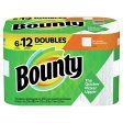 Bounty Full Sheet Paper Towels, White, 6 Double Rolls = 12 Regular Rolls Discount