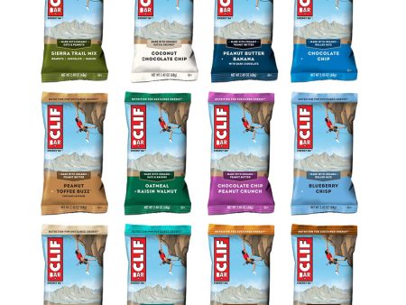 CLIF BARS - Energy Bars - 12 Flavor Variety Pack - Made with Organic Oats - Plant Based Food - Vegetarian - Kosher (2.4 Ounce Protein Bars, 12 Count) Cheap