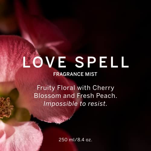 Victoria s Secret Love Spell Mist, Body Spray for Women, Notes of Cherry Blossom and Fresh Peach Fragrance, Love Spell Collection (8.4 oz) Fashion